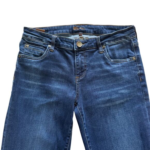 KUT from the Kloth jeans women's sz 4 Blue Catherine Mid Rise Boyfriend Preppy - Picture 5 of 16